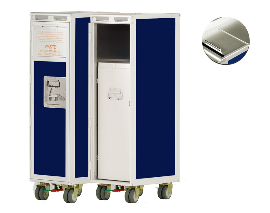 Half Size Waste Trolley